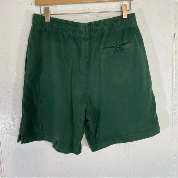 Lands End M green/blue heavy weight pull on short - Picture 4 of 9